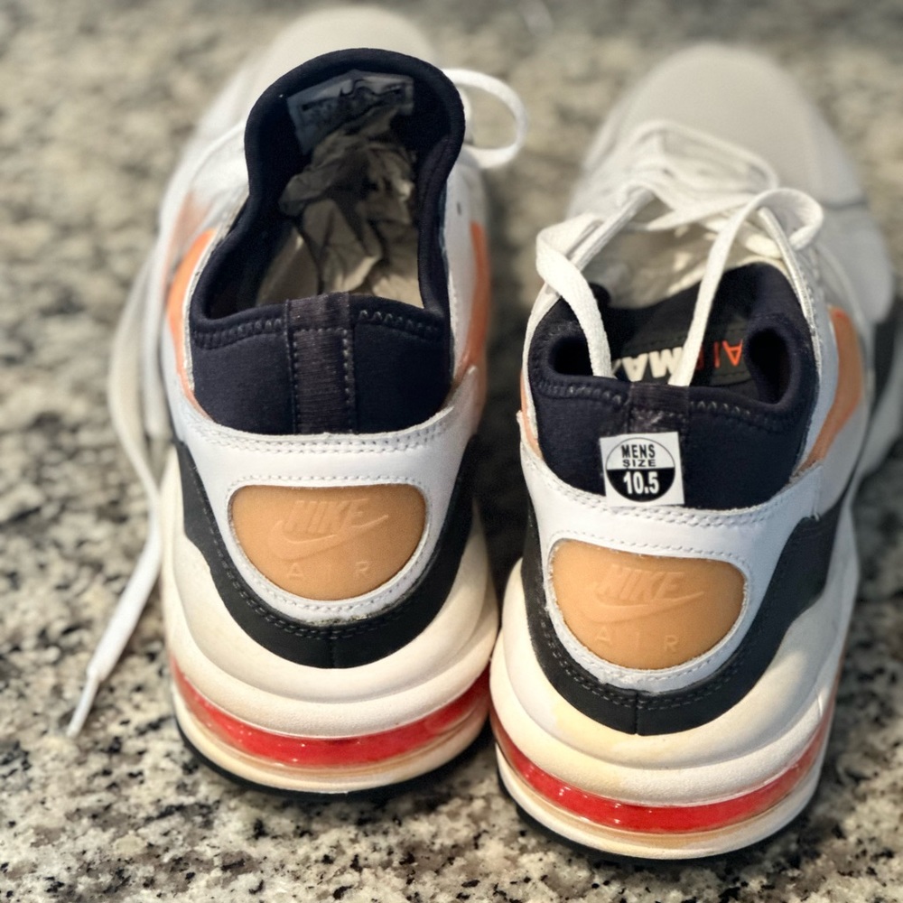 Nike Air Max White,Orange and Blue